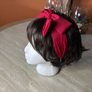 Red Bow Headband